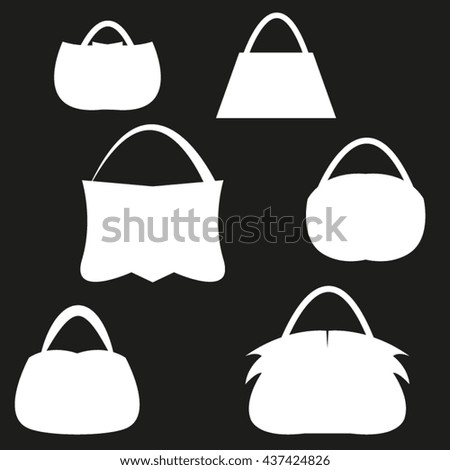 lady's bag, vector illustration