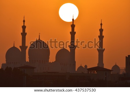Sunset Mosque