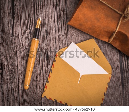 package with a letter