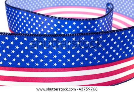 Ribbon as a flag
