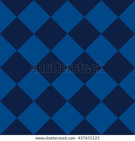 Blue Sea Chess Board Diamond Background Vector Illustration