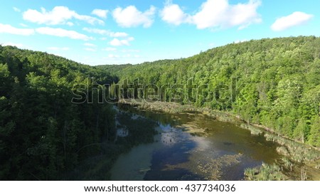 aerial river