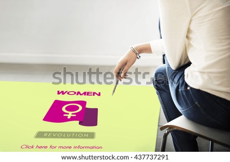 Woman Power Feminist Equal Rights Concept