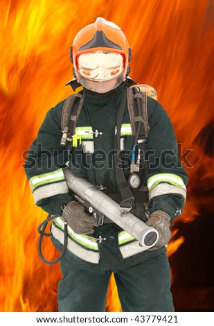 The fireman in regimentals against fire