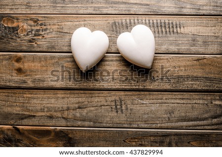 White heart