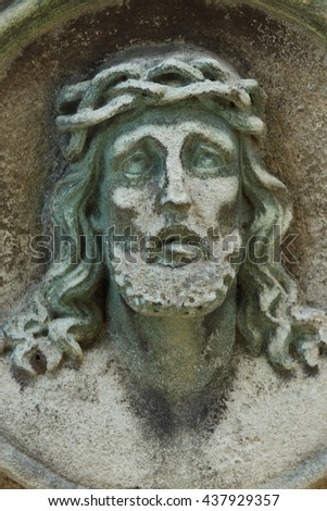 Face of Jesus Christ (fragment of statue)