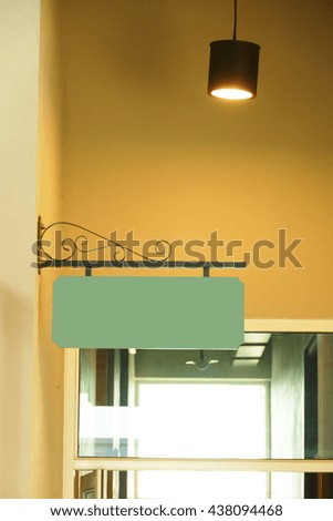 Signage Of The Background In Architecture And Interior
