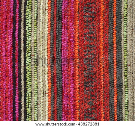 colorful wool background - close up of an traditional beautiful textile