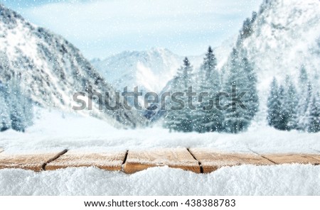 winter xmas background of free place 