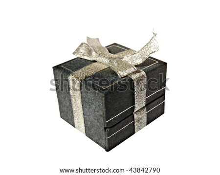 beautiful box with a bow for a gift