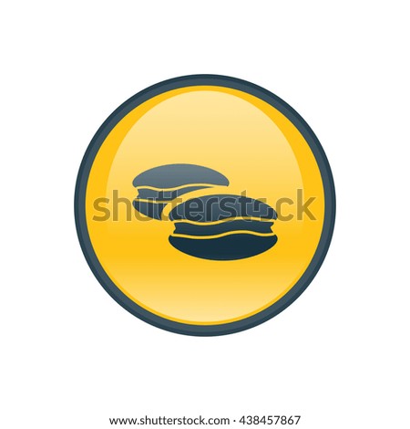 Vector illustration of macaroons icon