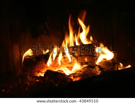  Heating with wood Royalty-Free Stock Photo #43849510