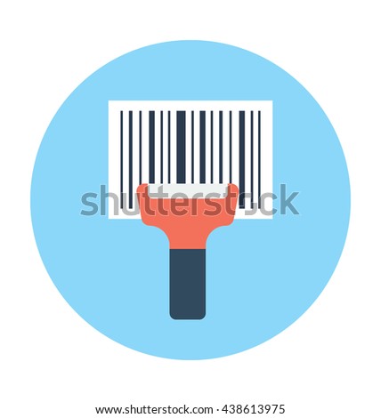 Barcode Scanner Vector Icon
