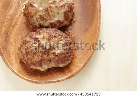 homemade hamburger steak
