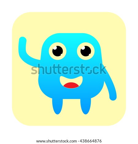 vector icon cute monsters