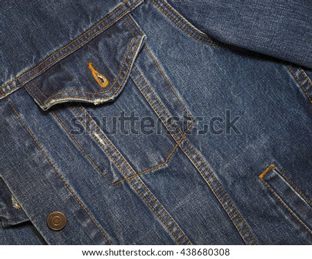 Blue Denim  Jeans texture with seams