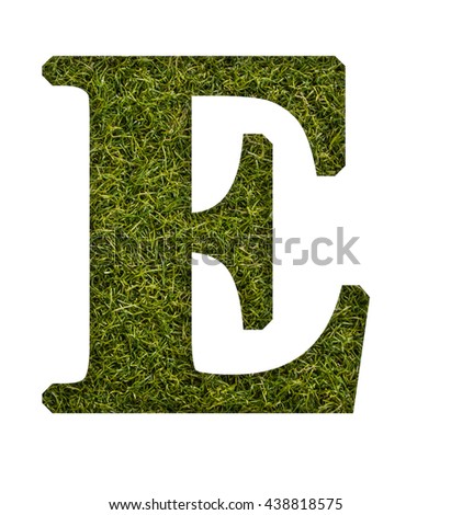 Font set artificial grass