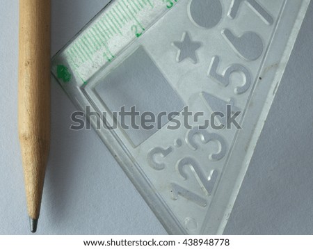 ruler protractor triangle