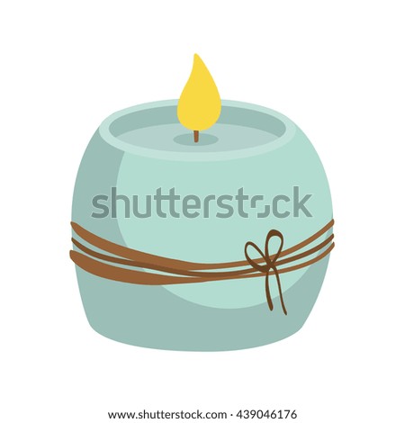 Candle icon. Candlelight design. vector graphic