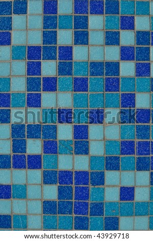 Horizontal Blue Tile Background with open space for text
