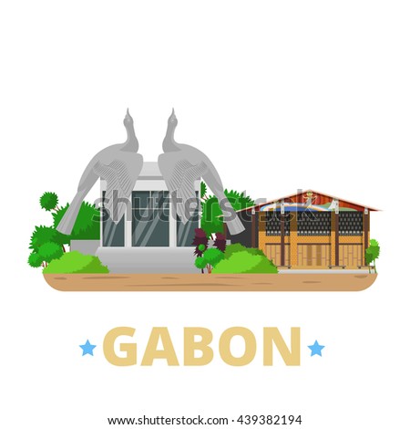 GABON-LANDMARK Stock Vector Images - Avopix.com