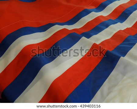 Material for the tricolor flag