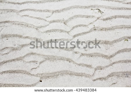 Sand beach texture wave pattern background,close up,select focus with shallow depth of field