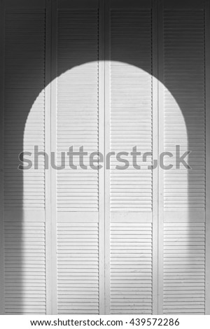Gray Wooden Wall With Arch Shadow Texture