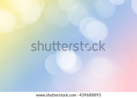 Soft blurred sweet pastel background with natural bokeh. Abstract gradient desktop wallpaper. Various mood and tone useful in many projects.