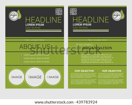 Abstract flyer design background, brochure template. Can be used for magazine cover, business, education, presentation.