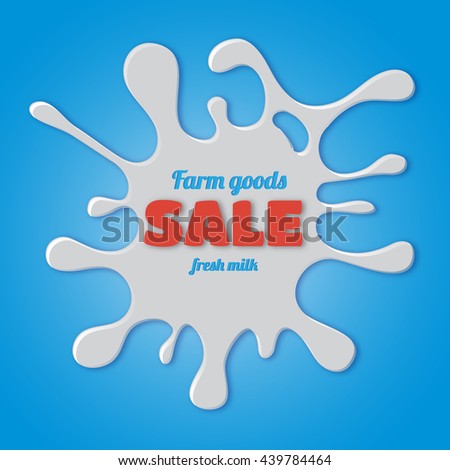 Vector illustration of  Sale splash label design