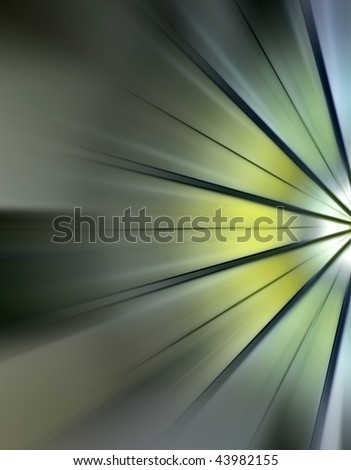 Abstract blurry symmetrical background in green tones.
