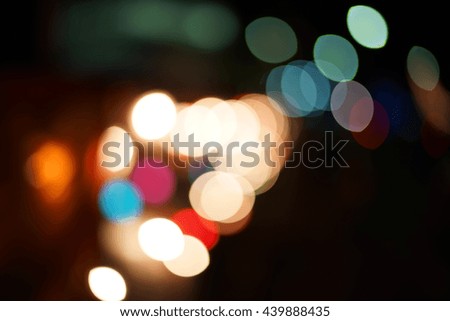Abstract blur bokeh background