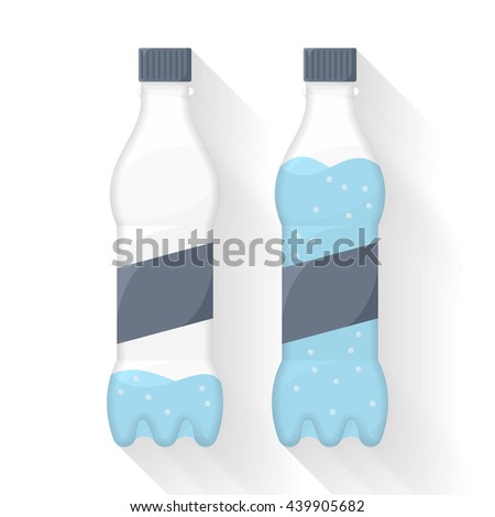 flat bottle of water