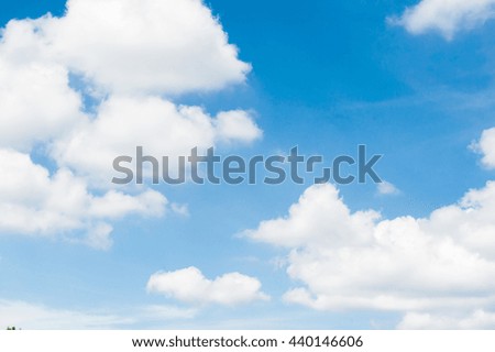 Blue Sky and cloud