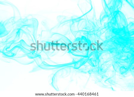 blue smoke on white background, movement of blue smoke, blue ink background, smoke background