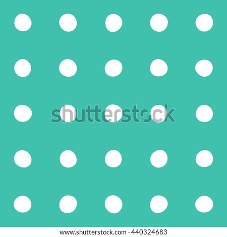 Classic seamless polka dot pattern. Vector repeating texture.