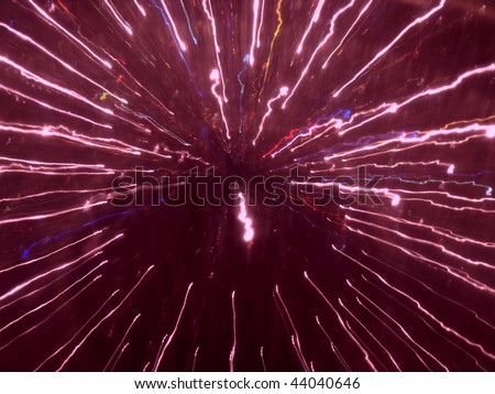 Resources: Playing with light movement electric cyber feel reflection in pink and purple tone
