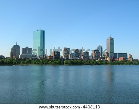 Boston's Back Bay skyline.
