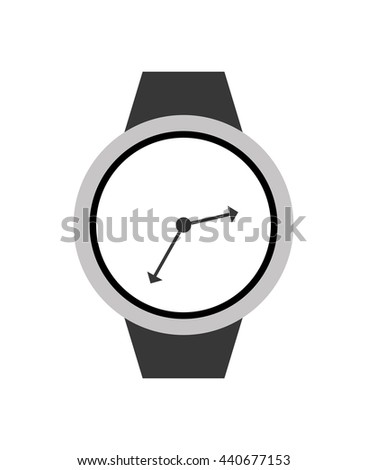 Watch icon. Time design. vector graphic