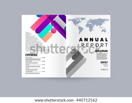 Abstract Background. Geometric Shapes and Frames for Presentation, Annual Reports, Flyers, Brochures, Leaflets, Posters, Business Cards and Document Cover Pages Design. A4 Title Sheet Template