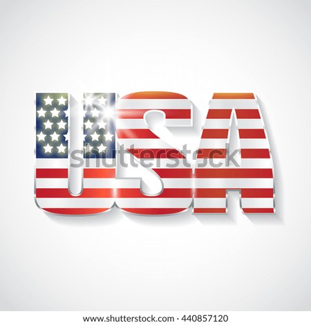 Fourth of July independence day. USA. Vector illustration.