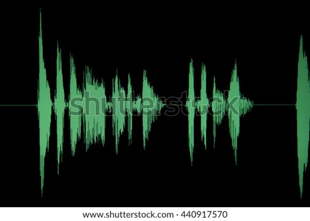 Sound waves in computer program