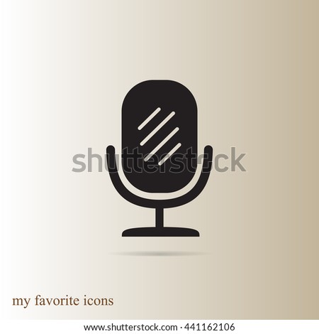 microphone vector icon
