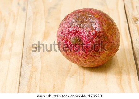 lychee on the table