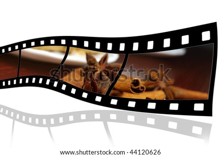 Film strip with cinnamon and badian