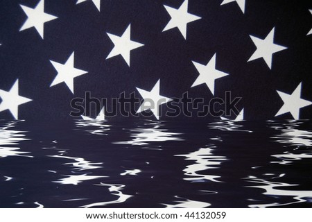 Abstract American flag background