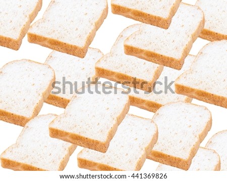 slices of soft whole wheat or whole grain bread breakfast pattern
(ultimate bread work background)