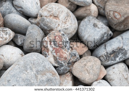 Stones of different sizes as background