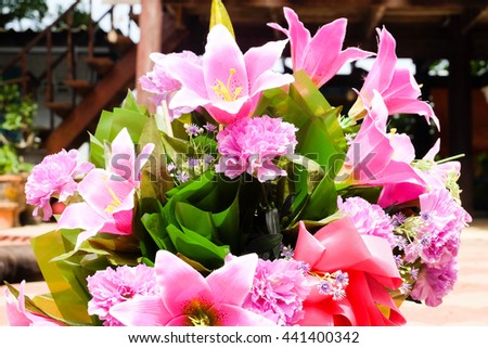 flowers and boquet
